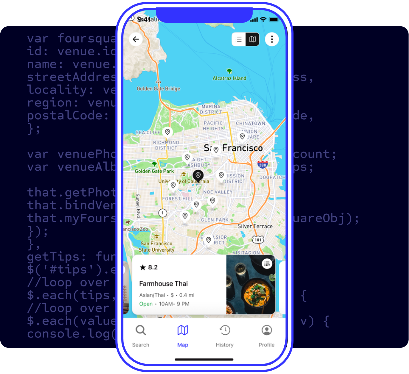 foursquare_googlemapsplatform_api_map_장소_지도_지리정보_검색기능_맛집탐색_정보_자동완성